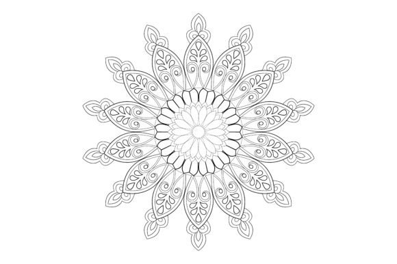 Download Vector Mandala Coloring Pages &amp; Books - Book Collection