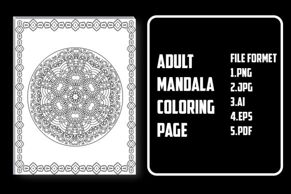 Download Adult Mandala Coloring Page - Adult mandala Collection