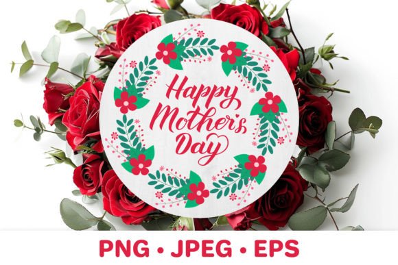 Download Happy Mothers Day. Floral Round Design - Floral Collection
