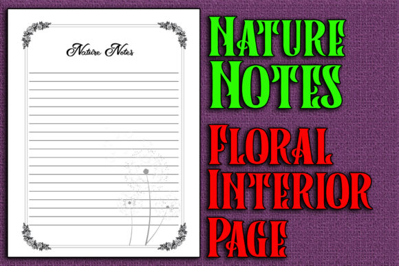 Download Nature Notes Floral Interior Page - Floral Collection