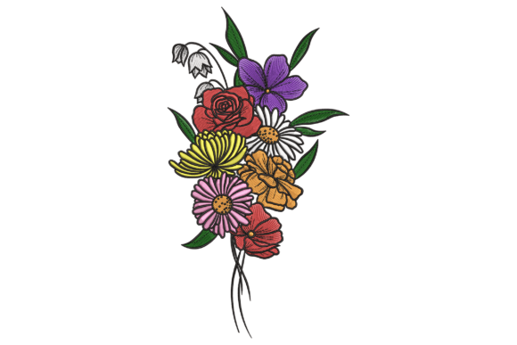 Download Multicolor Floral Bouquet - Floral Collection
