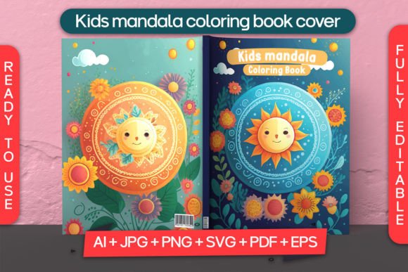Download Kids Mandala Coloring Book Cover - Book Collection