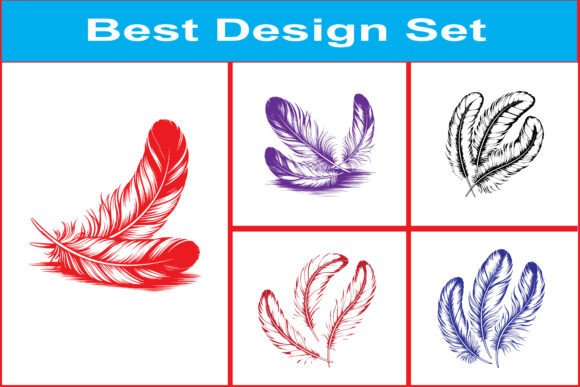 Download Elegant Feather SVG Bundle Vector Set - Svg bundle Collection