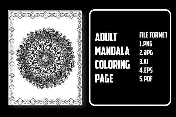 Download Adult Mandala Coloring Page - Adult mandala Collection