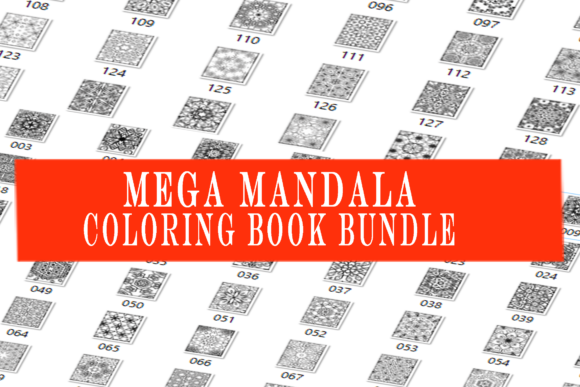 Download Mega Mandala Coloring Book Bundle - Book Collection