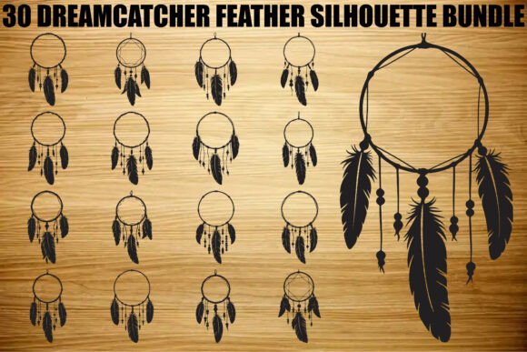 Download Dreamcatcher Feather SVG Bundle - Svg bundle Collection