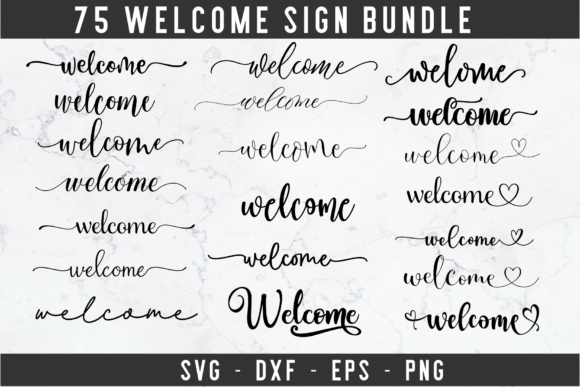 Download Welcome Svg Bundle, Welcome Sign Svg - Svg bundle Collection