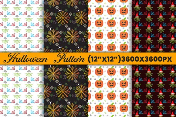 Download Happy Halloween Pattern &amp; Wrapping Paper - Happy Collection