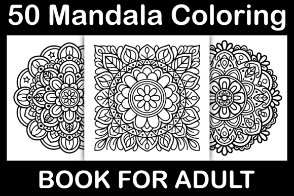 Download 50 Mandala Coloring Book for Adults - Book Collection