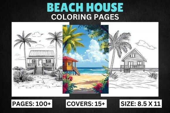 Download Beach House Coloring Book Pages - Book Collection
