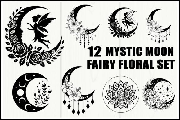 Download Mystic Moon Fairy Floral Set - Floral Collection