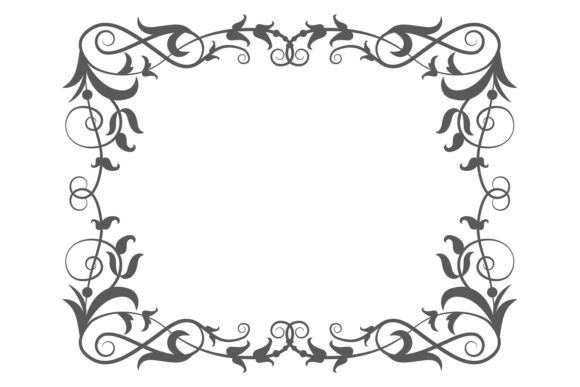 Download Filigree Frame. Decorative Floral Motif. - Floral Collection