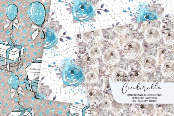 Download Cinderella Papers, Floral Patterns - Floral Collection