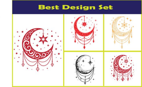 Download Moon Star Dreamcatcher SVG Bundle - Svg bundle Collection