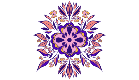 Download Floral Circular Pattern - Floral Collection