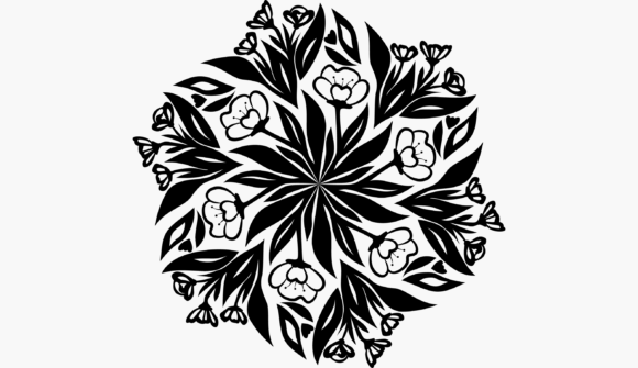 Download Circle Floral Motif - Floral Collection