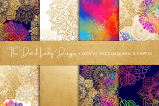 Download Mandala Pattern Scrapbook Papers - Book Collection