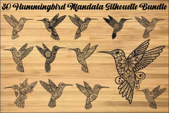 Download Hummingbird Mandala SVG Bundle - Svg bundle Collection