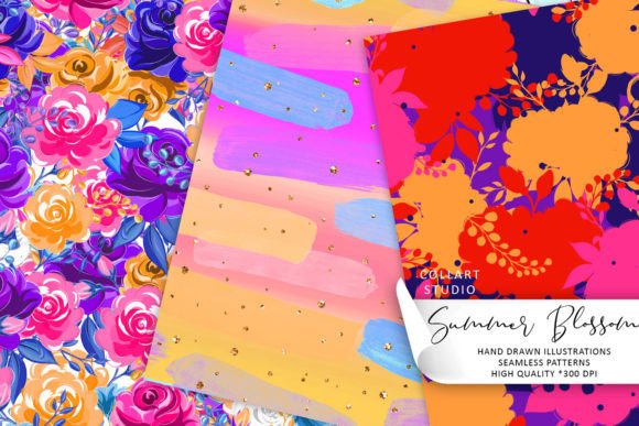 Download Floral Patterns, Seamless Papers, Roses - Floral Collection