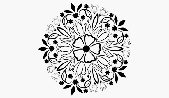 Download Round Floral Motif - Floral Collection