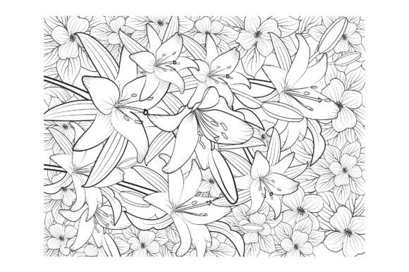 Download Floral Coloring Page Book for Adults - Book Collection