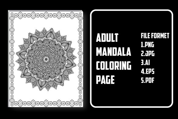 Download Adult Mandala Coloring Page - Adult mandala Collection