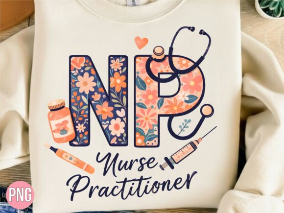 Download NP Nurse Practitioner Floral Design PNG - Floral Collection
