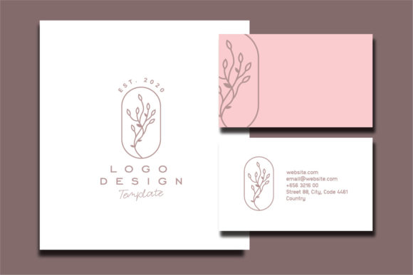 Download Floral Logo &amp; Business Card - Floral Collection