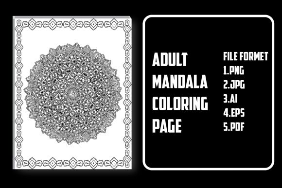 Download Adult Mandala Coloring Page - Adult mandala Collection
