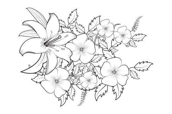 Download Floral Coloring Page Book for Adults - Book Collection