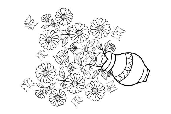 Download Floral Coloring Page Book for Adults - Book Collection